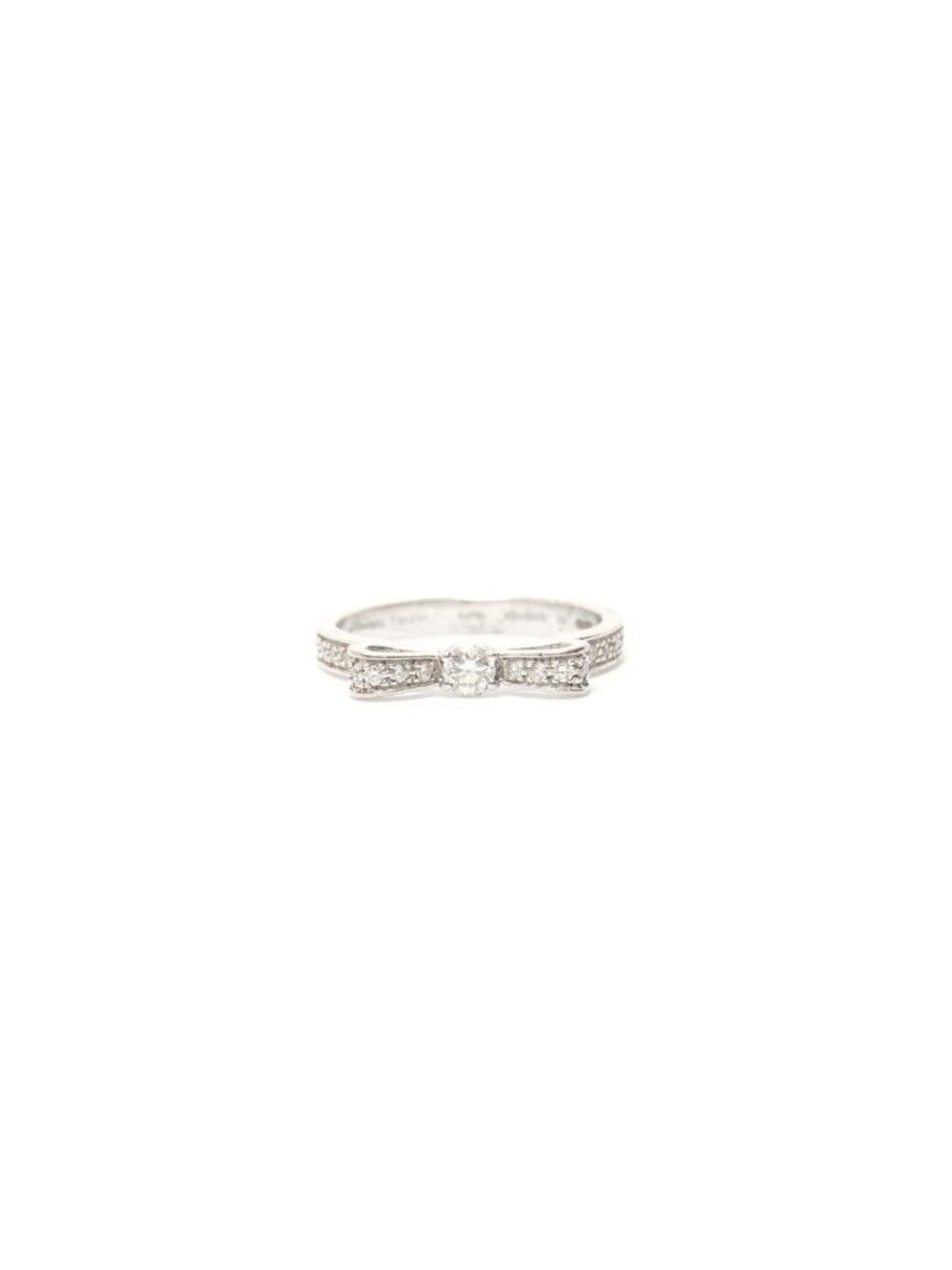 Chanel Ring Ribbon Silver